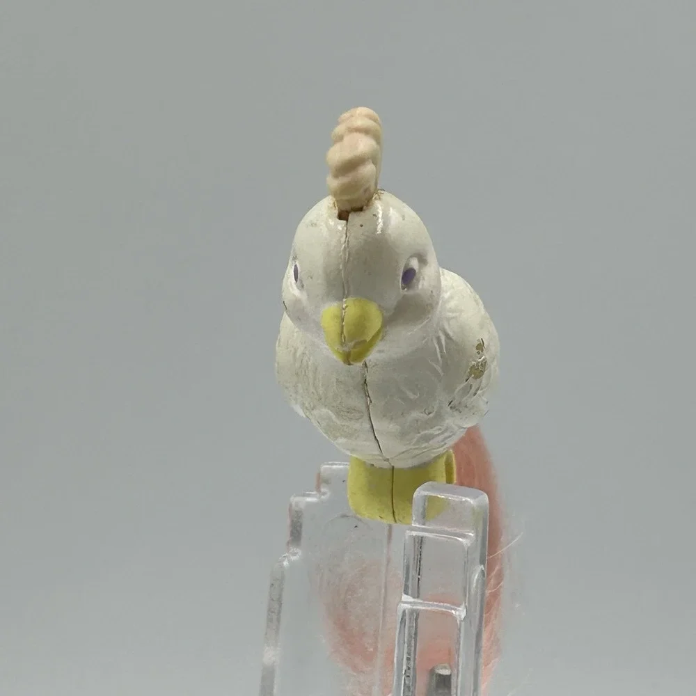 Vintage 90's Mattel Barbie Bird Cage Cockatoo‎ Replacement Cockatiel Bird White